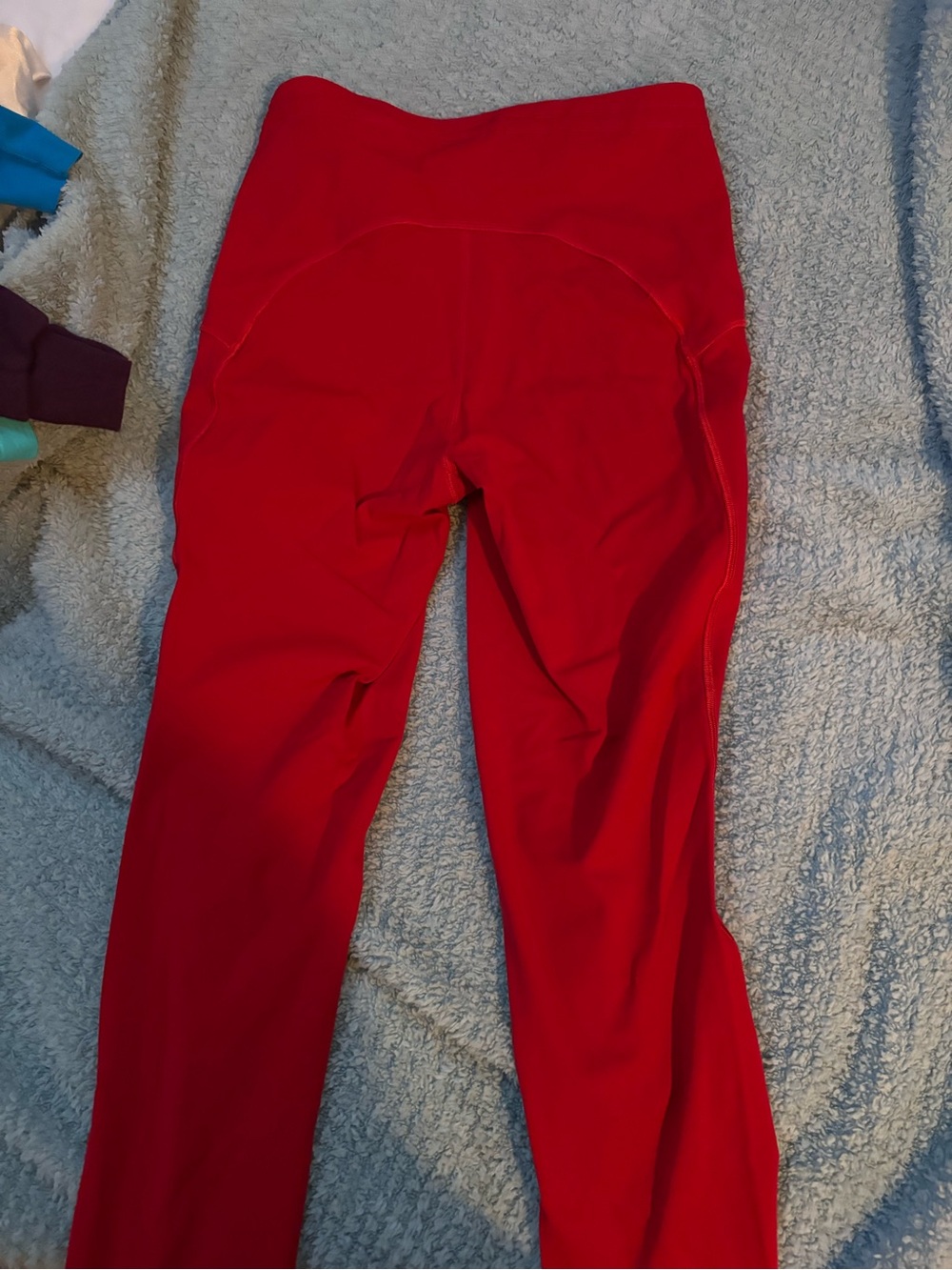 lululemon athletica Red High-Rise Performance Leggings